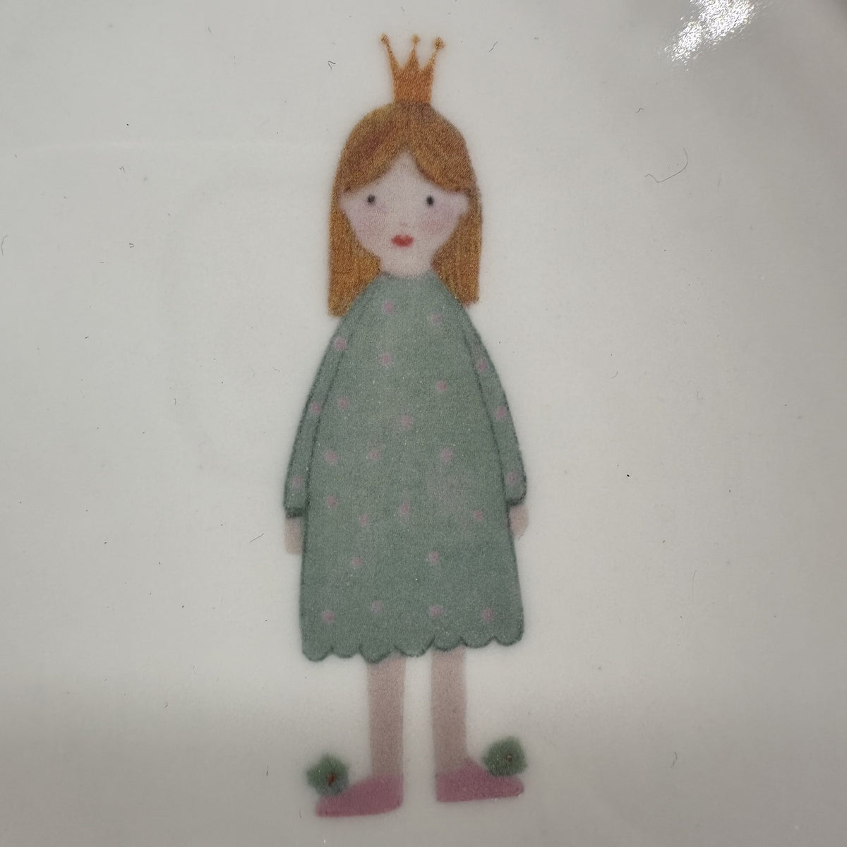 Produkt mit Kindergeskirr mit Prinzessinnen, Kindergeskirr mit Prinzessinnen, Produkt, Winterkollektion, Barbara's Porzellanwerkstatt