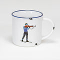 Keramiktasse Biathlet