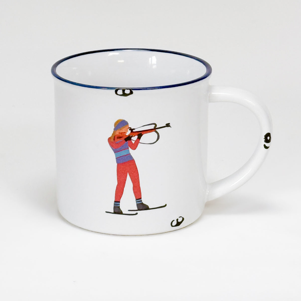 Keramiktasse Biathletin