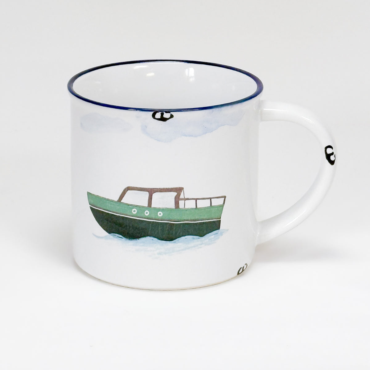 Keramiktasse Boot