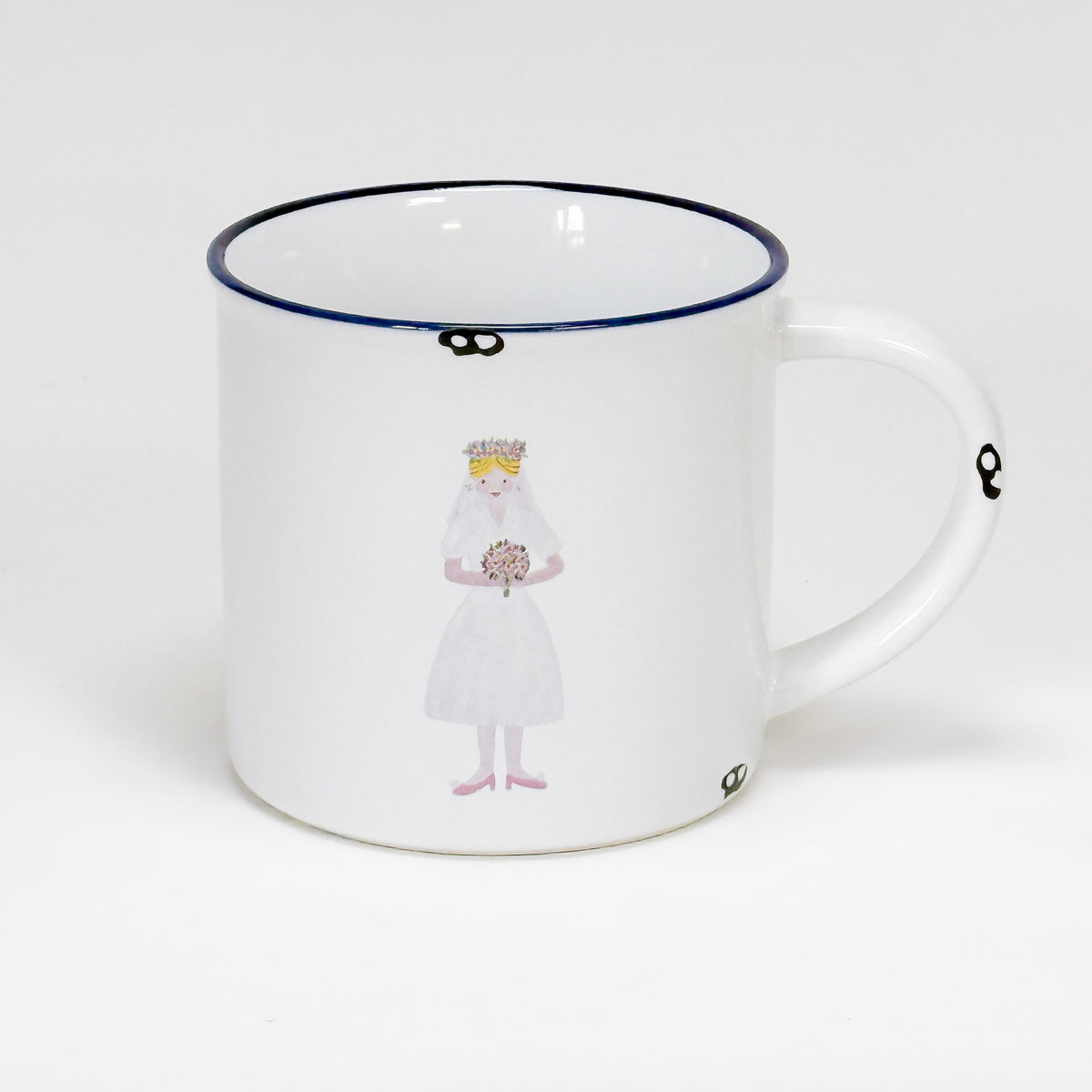 Keramiktasse Braut