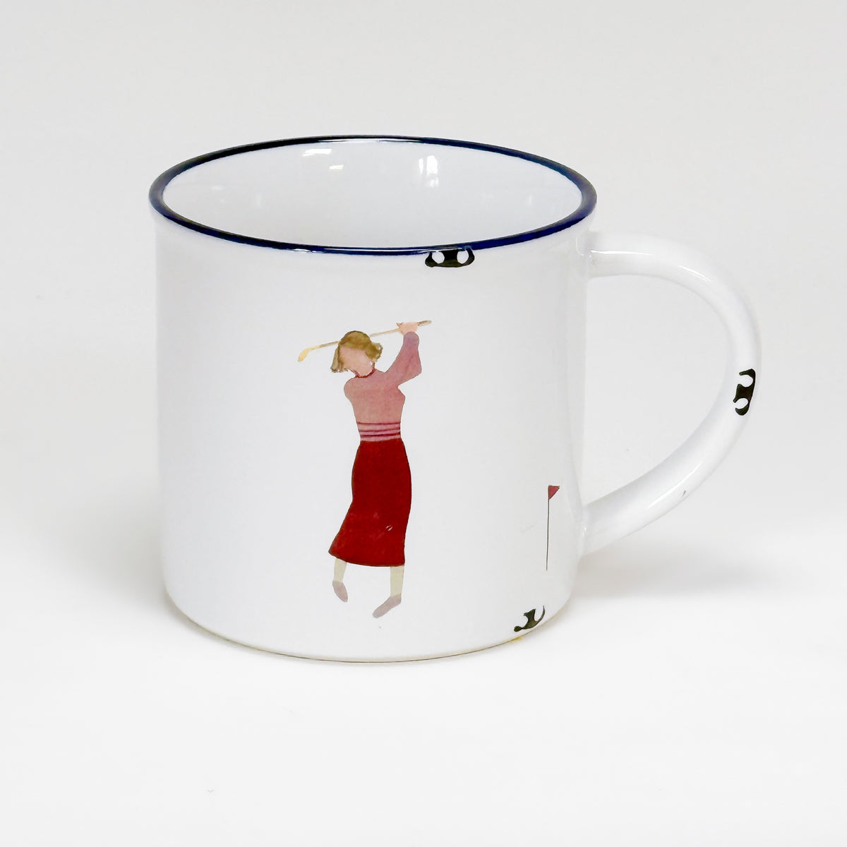 Keramiktasse Golferin