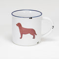 Keramiktasse Hund