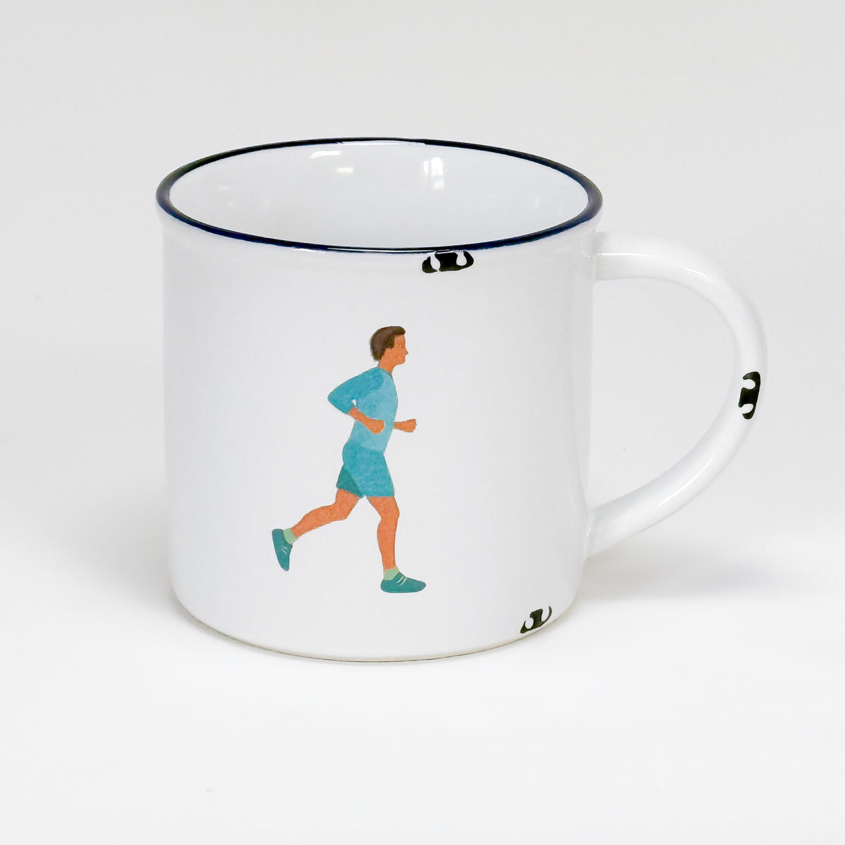 Keramiktasse Läufer
