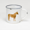 Keramiktasse Pferd